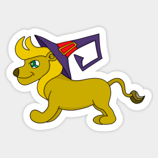 Wizard Lion Sticker